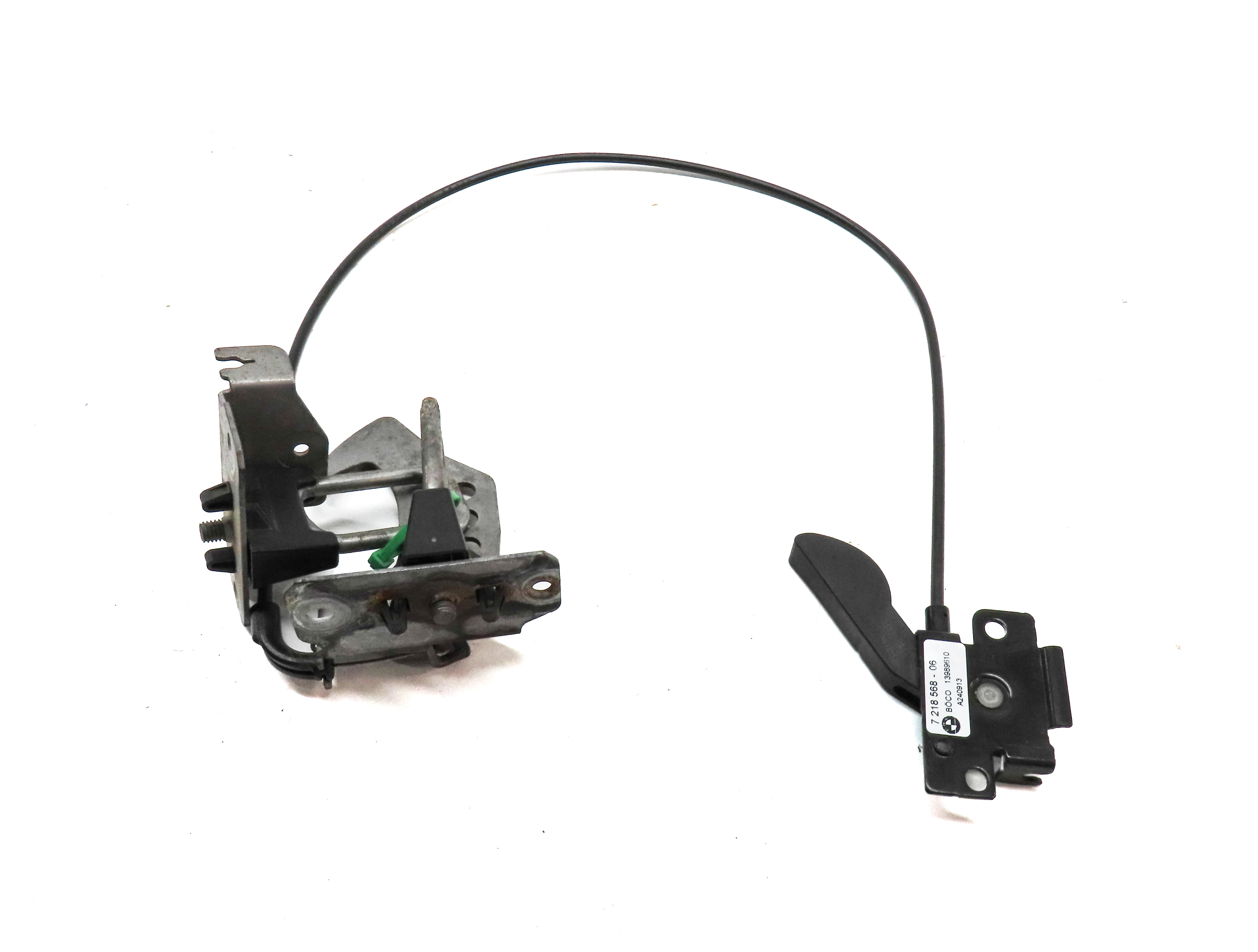 2014 BMW X3 (F25) FRONT HOOD SAFETY LATCH w/ RELEASE HANDLE LEVER — exact item pictured